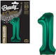 Balloon Foil Number Green