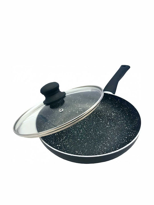 KING Hoff Pan With Lid made of Aluminum with Non-Stick Coating 26cm