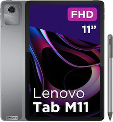 Lenovo Tab M11 11" with WiFi & 4G (4GB/128GB/Folio Case & Lenovo Tab Pen) Luna Grey