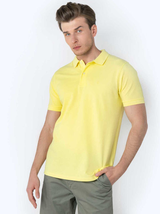 The Bostonians Polo T-shirt Κίτρινο
