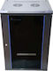 Extralink Επιτοίχια Καμπίνα Rack 18U Μαύρο EX.14367