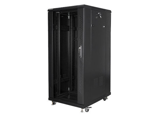Lanberg С крака Рак кабинет 27U 60x80x138.1см Сив FF01-6827-12B