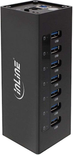 InLine Hub 7 Θυρών USB 3.0 με σύνδεση USB-A