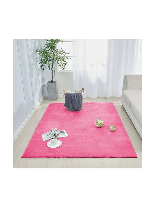 Strado Carpets Rug Rectangular Hotpink (pink)