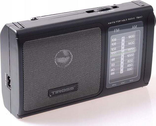 Tiross TS-457 Φορητό Ραδιόφωνο Μαύρο