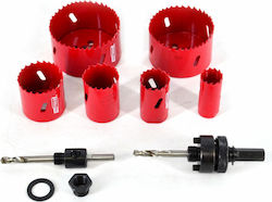 AWTools Σετ Ποτηροπρίονα HSS 40mm έως 73mm AWTools Σετ Ποτηροπρίονα HSS 40mm έως 73mm