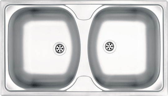Deante ZMU 0200 Ένθετος Inox Μ79xΠ44cm Γκρι