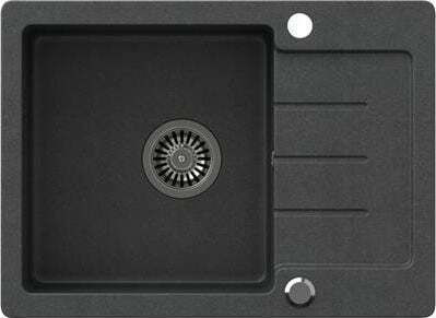Steiner Johnny Ένθετος Inox με Μπαταρία Μ60xΠ44cm Granite Black