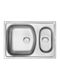 Deante Drop-In Sink Kitchen Sink Inox L62xW44cm Silver