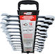 AWTools Set Germano-polygon cu Dimensiune de la 8mm până la 19mm 12buc
