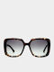 Bolon Damen Sonnenbrille mit Braun Schildkröte Kunststoff Gestell und Gray Verlaufsfarbe Linse BL3183A28