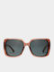 Bolon Damen Sonnenbrille mit Braun Kunststoff Gestell und Gray Polarisiert Linse BL3183C32