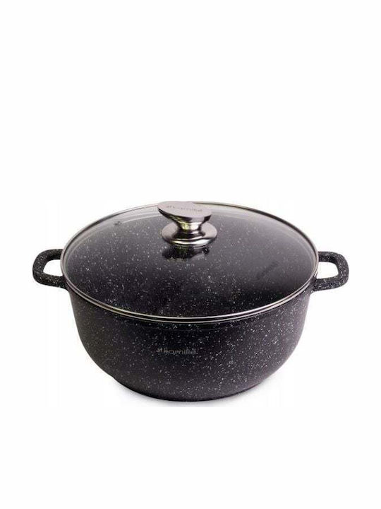 Kamille Tiefer Topf aus Gussaluminium 6.5Es / 28cm