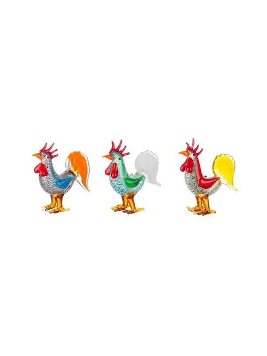 Gilde Decorative Bird Polyresin 7x3x7.5cm 1pcs