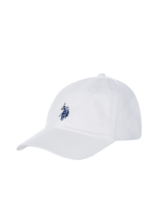 U.S. Polo Assn. Kinderhut Stoff Weiß