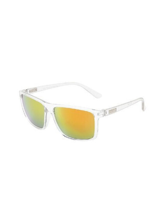 V-store Sonnenbrillen mit Transparent Rahmen und Gelb Polarisiert Spiegel Linse 20.546TRANSPORANGE