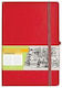 Antra Notizbuch A5 Quadrat Rot
