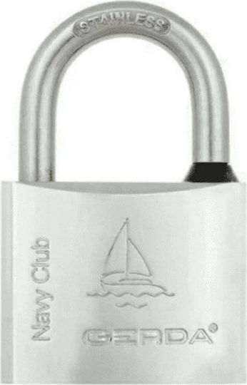 Gerda Steel Padlock Brass with Key 40mm 1pcs