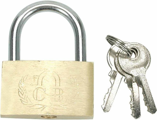 Vorel Bronze Padlock Brass with Key 35mm 1pcs
