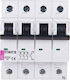 ETI Automatic Circuit Breaker 25A Four-pole AC 002126718