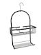 Wall Mounted Bathroom Shelf Metallic 28x12.5x12.5cm Black