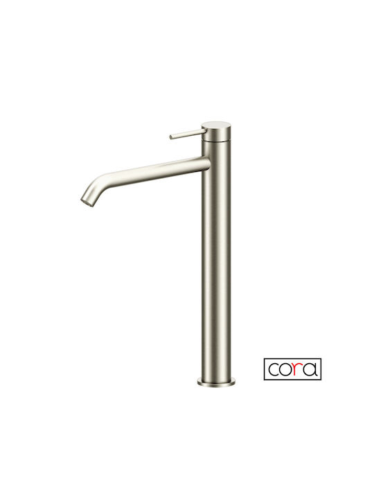 Eurorama Αναμεικτική Μπαταρία Νιπτήρα Inox BRUSHED INOX
