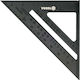Vorel Carpenters Angle Ruler Aluminum Length 25cm with Protractor