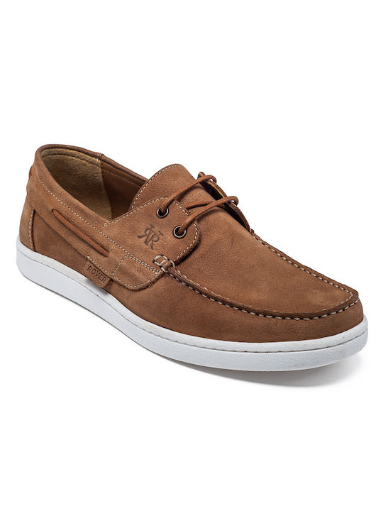 Rover Ανδρικά Boat Shoes σε Καφέ Χρώμα