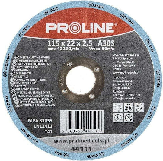 Proline Schneidscheibe Metall 115mm