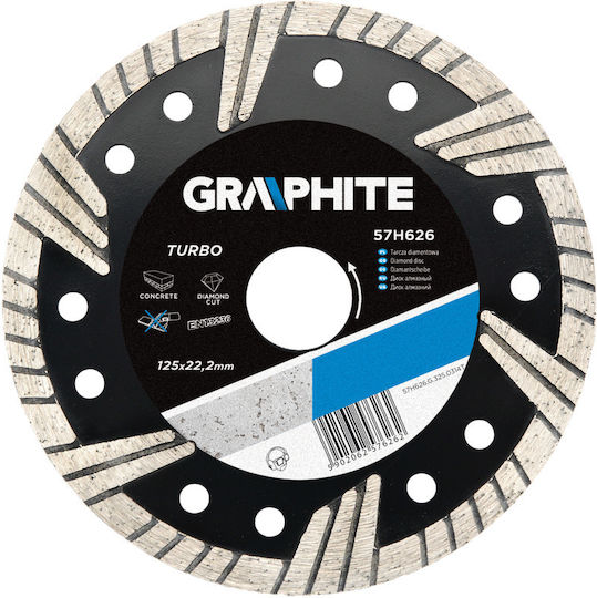 Graphite Δίσκος Κοπής Δομικών Υλικών 200mm