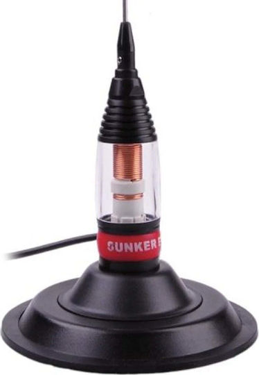 Sunker KFZ-Antenne Dach für TV in Schwarz Farbe