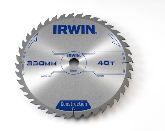 Irwin Диск за рязане с 40 Зъба 350мм