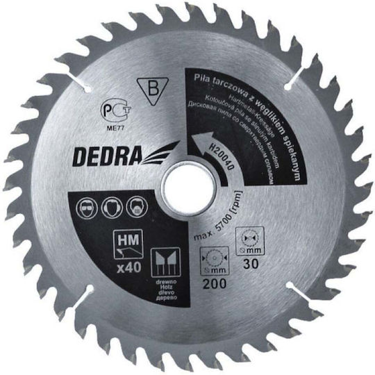 Dedra H14024D Cutting Disc Metal Hole Diameter 140mm with 24 Teeth 1pcs