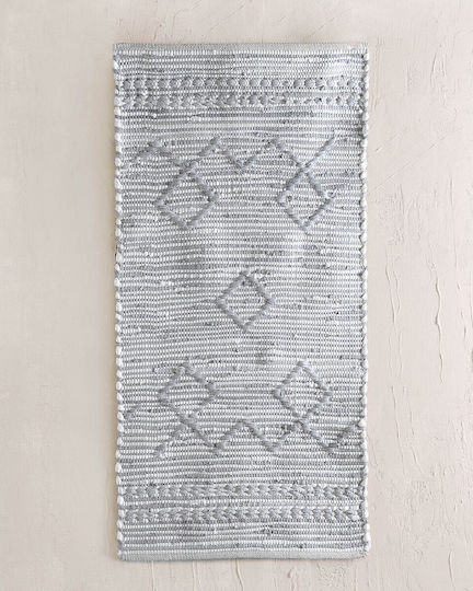 Rythmos Ketil Χαλί Ορθογώνιο Βαμβακερό Γκρι 70x140cm
