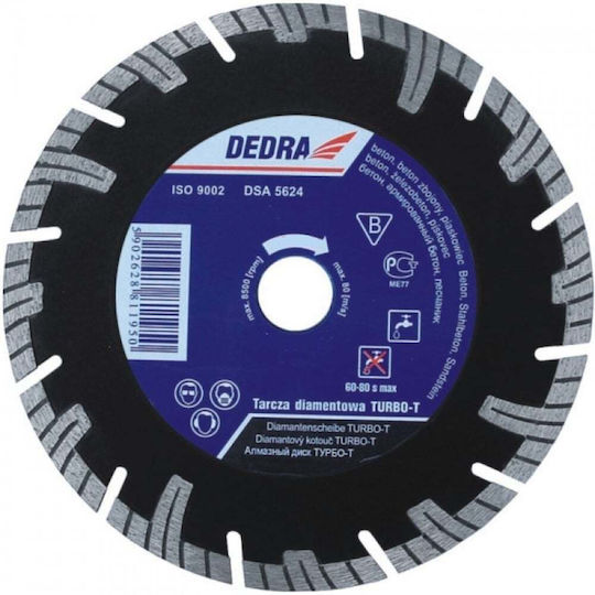Dedra Disc de tăiere Materiale de construcție 250mm