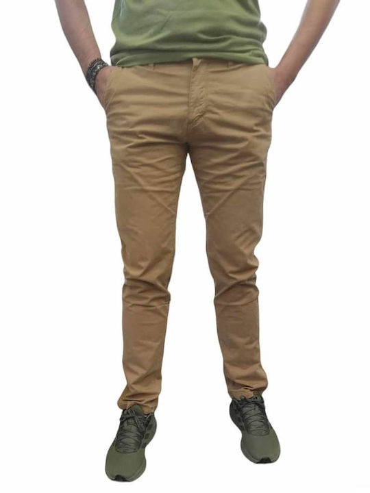 Frank Tailor Pantaloni pentru bărbați Chino Beige