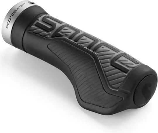 Sportourer SPR-199MSL000C001 Χειρολαβές Ποδηλάτου σε Μαύρο Χρώμα 133.5mm Lock-on από καουτσούκ