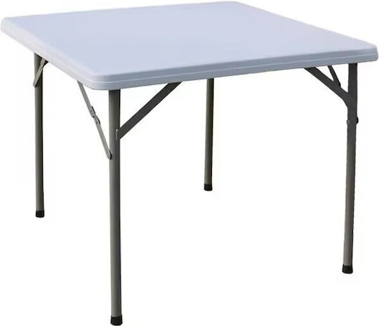 Τραπέζι Καθιστικού Catering Noel Square Πτυσσόμενο 87.5x87.5x72 Λευκό Τραπέζι Καθιστικού Catering Noel Square Πτυσσόμενο 87.5x87.5x72 Λευκό