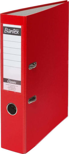 Bantex Clipboard for Paper A4 Red 1pcs