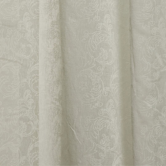Whitegg Whitegg Curtain with Grommets K0156 White 270x280cm