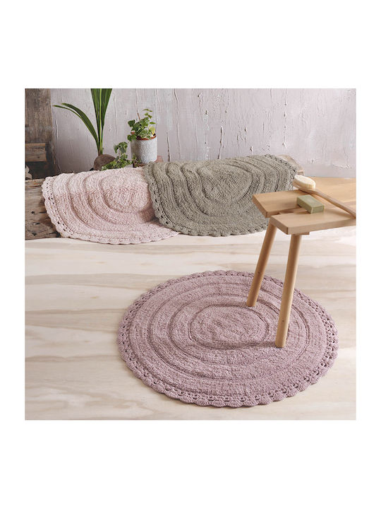 Rythmos Bath Mat Cotton Round Opal 120-111-2577...