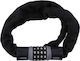 Dunlop Bicycle Cable Lock with Combination Black