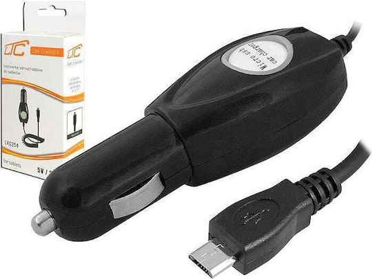 LTC Audio Car Charger 10W 2.1A Fast Charging with One Port 1xUSB-A Black Color