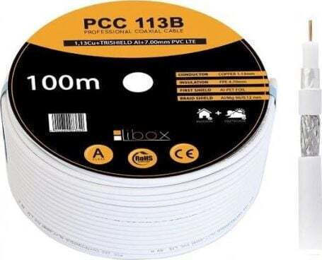 Libox Kabel Koaxial 100m (PCC113NEW-100) 1Stück