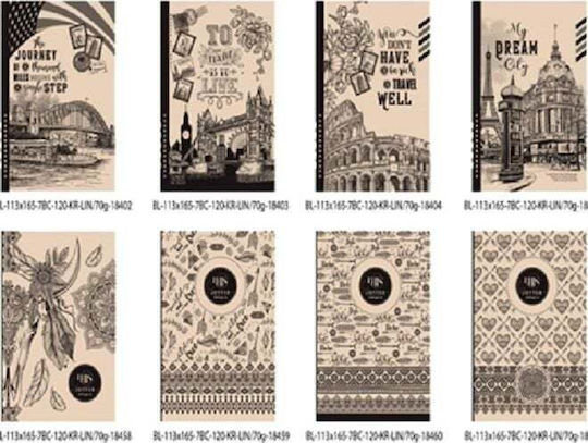Fresh Carnet 120 Foi B6 Cu dungi (Diverse modele/culori)