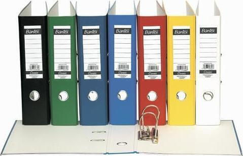 Bantex Binders 4/30 for Paper A4 White 1pcs