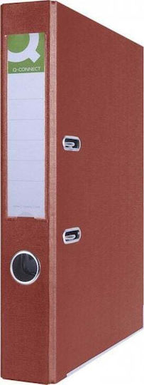 Q-Connect Biblioraft 4/30 pentru Hârtie A4 Burgundy 1buc