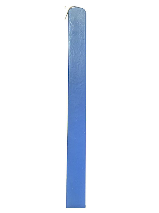 Candle Flat Blue 12pcs