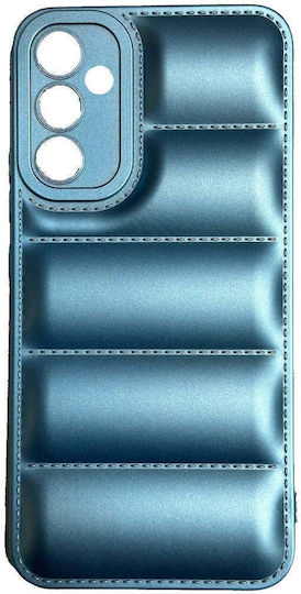Puffer Umschlag Rückseite Metallisch Hellblau (Redmi A1+ / A2+)