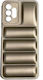 Puffer Umschlag Rückseite Metallisch Gold (Redmi A1+ / A2+)